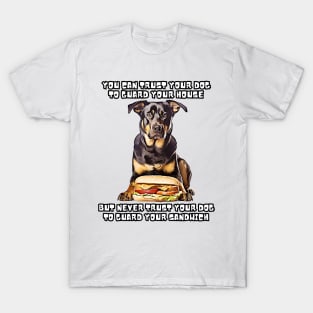 Guardian Dog Dog memes Sandwich Dog Owner apparel Funny Dog T-Shirt